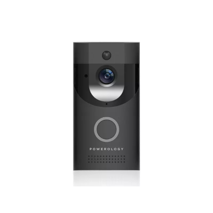 زنگ درب تصویری هوشمند پاورولوژی Powerology Smart Video Doorbell PSVDBBK