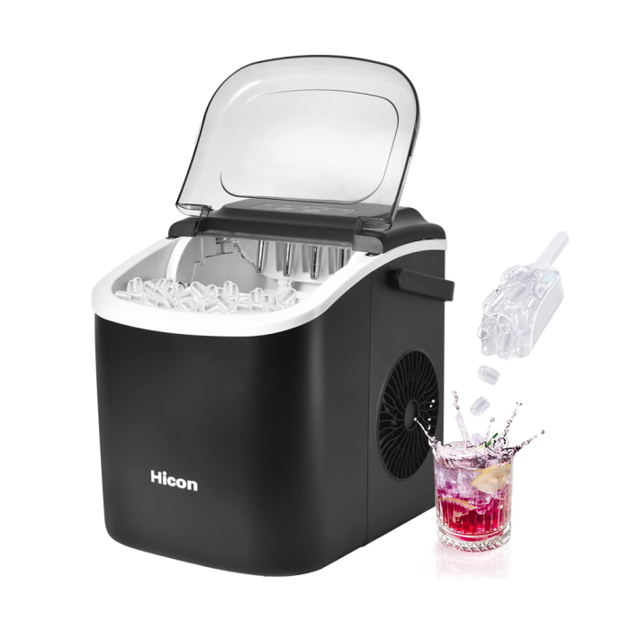 یخ ساز قابل حمل Hicon مدل 1.3 لیتری Hicon Portable Automatic Ice Maker HZB-16MT