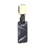 چراغ گیره ای قابل حمل مناسب تولید محتوا پرودو( PD-LFST065-BK) Porodo Lifestyle Clip-On Fill Light - Black