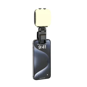 چراغ گیره ای قابل حمل مناسب تولید محتوا پرودو( PD-LFST065-BK) Porodo Lifestyle Clip-On Fill Light - Black