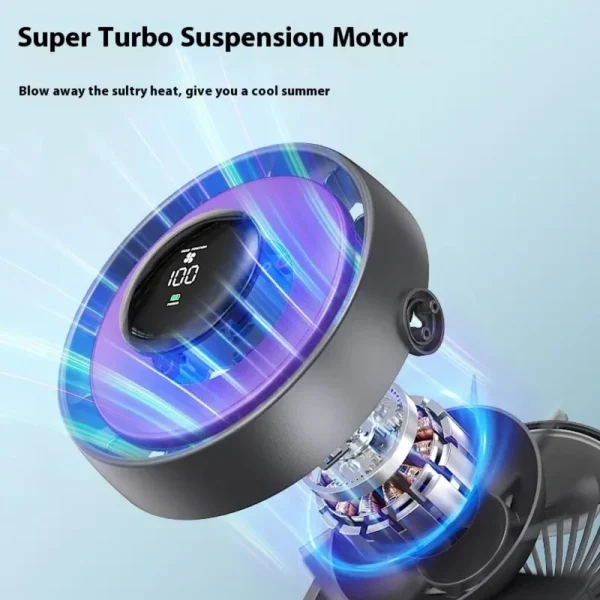 پنکه رومیزی قابل حمل شیائومی مدل Xiaomi Bomidi Portable Desktop Fan DF02