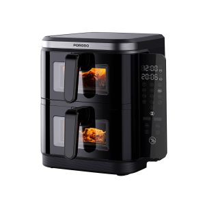 سرخکن و هوا پز بدون روغن دو طبقه پرودو مدل Porodo LFST087 2 stack air fryer