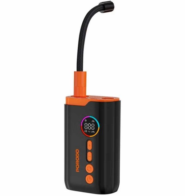 کمپرسور باد و چراغ قوه پرودو Porodo PD-LFST181 Lifestyle Air Inflator